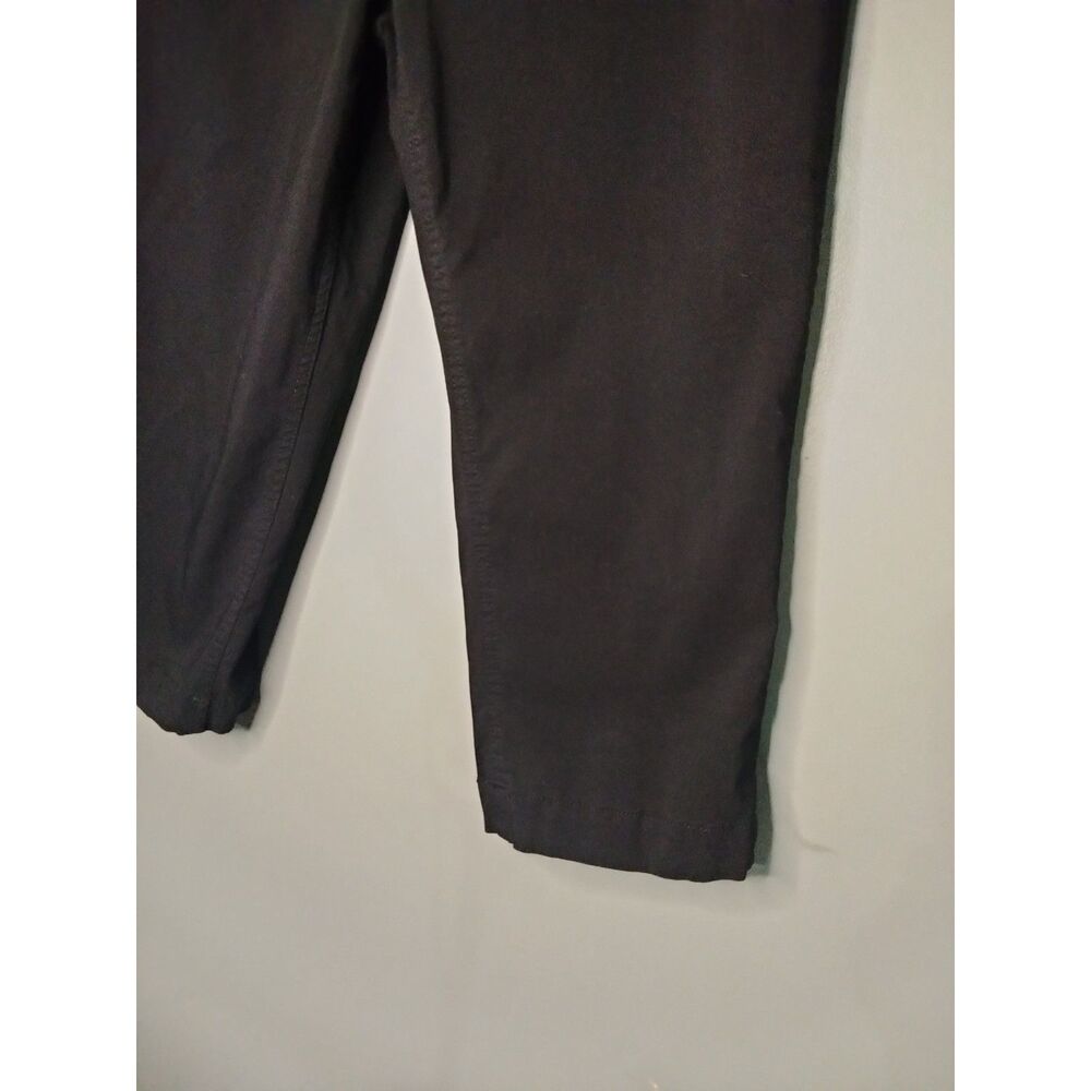 Slim-sation ~ Black Stretch Capri Pants ~ Size 12 ~ Pull-On Style
